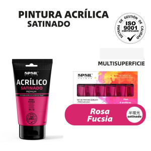 Pintura Acrílica rosa fucsia 75ml