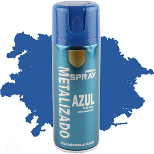 Pintura Spray Azul Metalizado 400 Ml