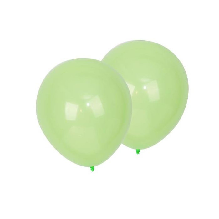 Globos Látex 23cm Verde 12 UND