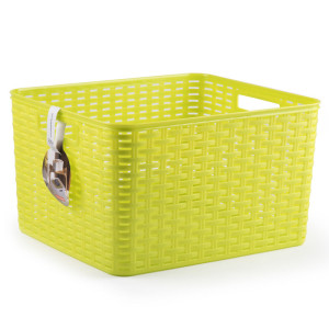 Cesta Plástico Rattan Nº 6