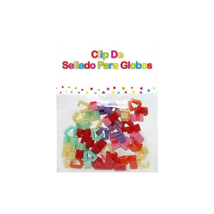 Clip de sellado para globos 50 und