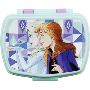 Fiambrera rectangular para el almuerzo infantil de Frozen