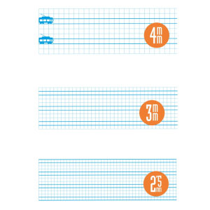 Cuaderno 4º 5mm 16h 70g cuadrovia lamela