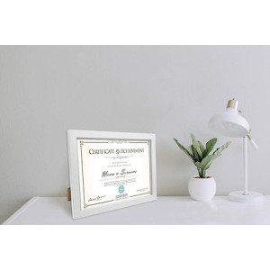 Marcos Diplomas 9x13cm (Blanco) 1 Uds