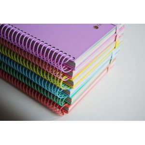 cuaderno pastel soft a4 120h 90gr microperforado