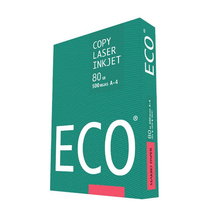 Papel A4 ECO 80g 500 Hojas Blanco