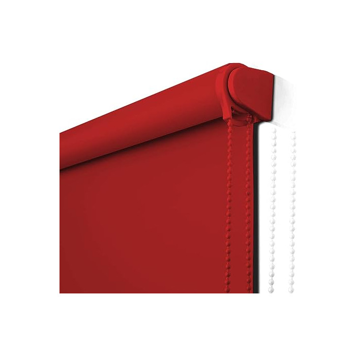 Persiana enrollable de exterior 220x230 cm rojo