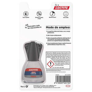 Pegamento Líquido Loctite Super Glue-3 con Pincel 5g