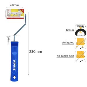 Rodillo Multisuperficies 5.5CM X 35MM