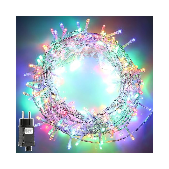 Guirnalda Luces Led de Navidad Uso Interior/Exterior IP44 100 LED 10M