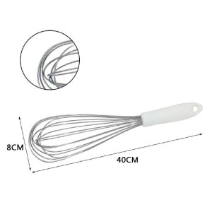 Batidora manual de acero inoxidable 40.5cm