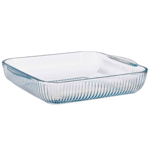 Fuente para Horno Optica Transparente Vidrio de Borosilicato (31.2 x 6 x 27.4 cm)