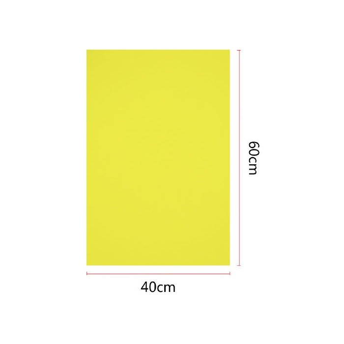 Goma Eva color Amarillo limon 40 x60 cm ( pack 10 und )