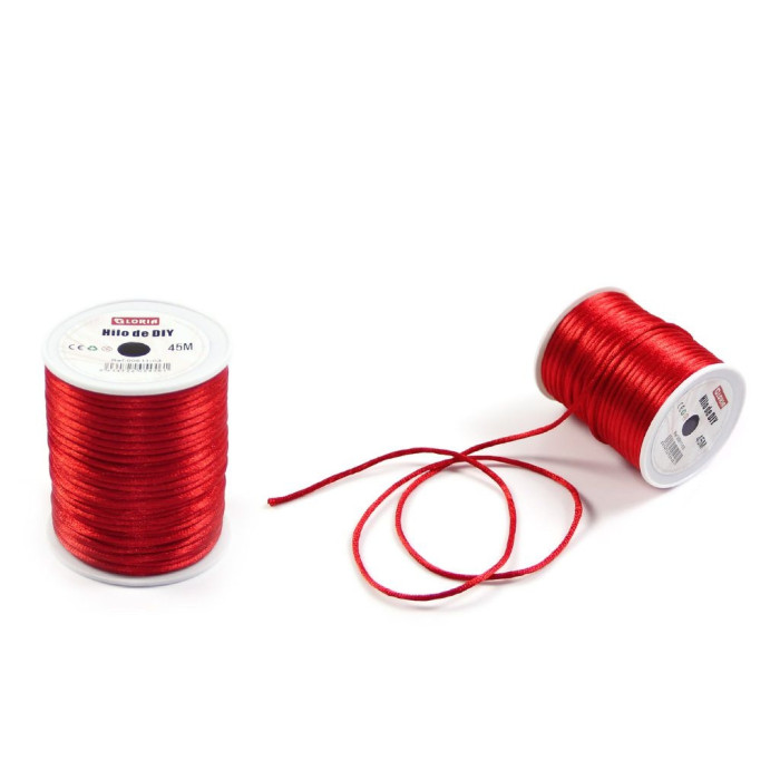 Hilo de DIY Rojo 45M