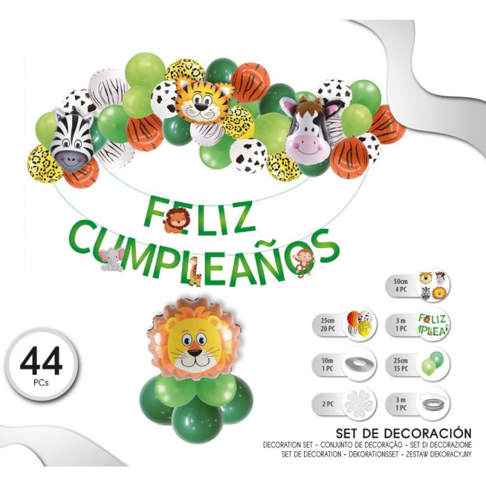 Set de Globos Tematico Jungla 40 und