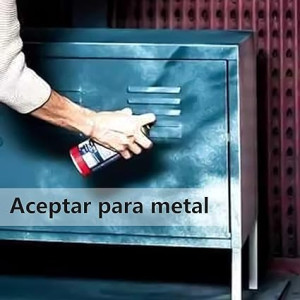 Pintura Spray 400ml para Metal/Madera/Plástico(Plata, Paquete de1 )