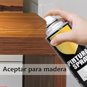 Pintura Spray 400ml para Metal/Madera/Plástico(Plata, Paquete de1 )