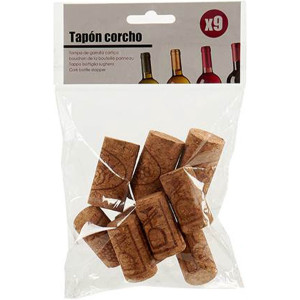 Tapon  corcho (2 X 3,5 X 2 CM) (9 PCS)