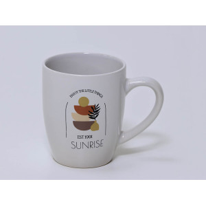 Taza porcelana sunrise 350 ml  2 und