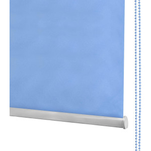 Estor Enrollable Translúcido Liso  Fácil de Instalar  Azul 60- 150 x 180 CM  Estores para Ventanas y Puertas