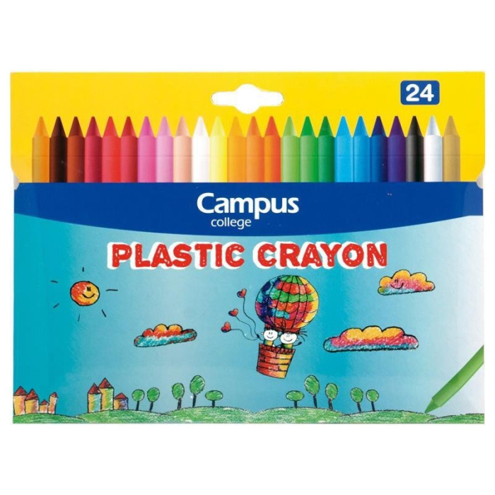 Ceras Plásticas Campus College 24 Colores