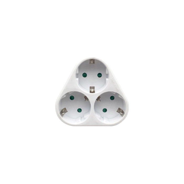 Adaptador 3 Tomas 3X16A MAX 3680W Multivia [6SQGZB0103A]