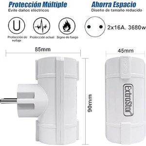 LADRON 2 BASES 3680W 16A [6SQGB0102T]