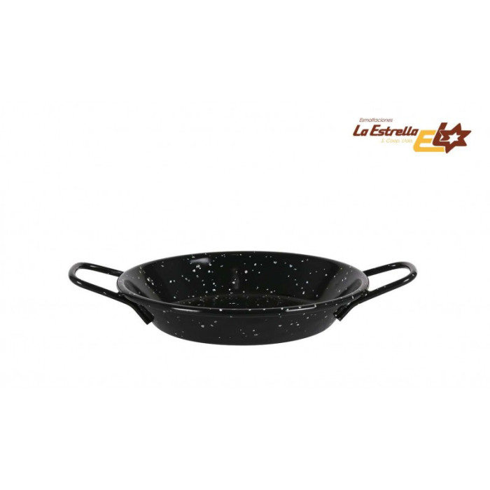 Mini Paellera 15cm La Estrella Acero Esmaltado Vitrificado