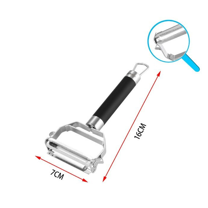 Pelador Con Doble Filo 16x8.3cm