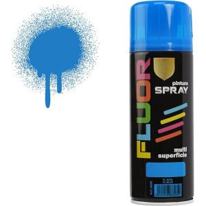 Pintura Spray Azul Fluorescente 400 Ml