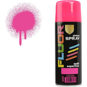 Pintura Spray Fucsia Fluorescente 400 Ml