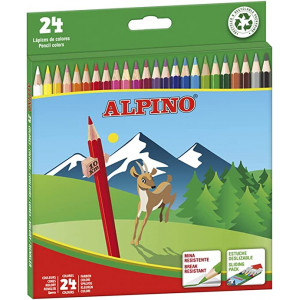 Alpino Lápices de Colores 24 Unidades | Lápices de Colores
