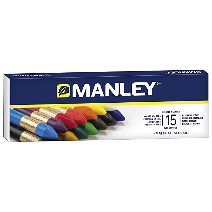 Manley Ceras 15 Unidades | Ceras de Colores