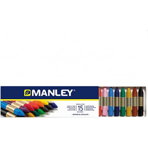 Manley Ceras 15 Unidades | Ceras de Colores