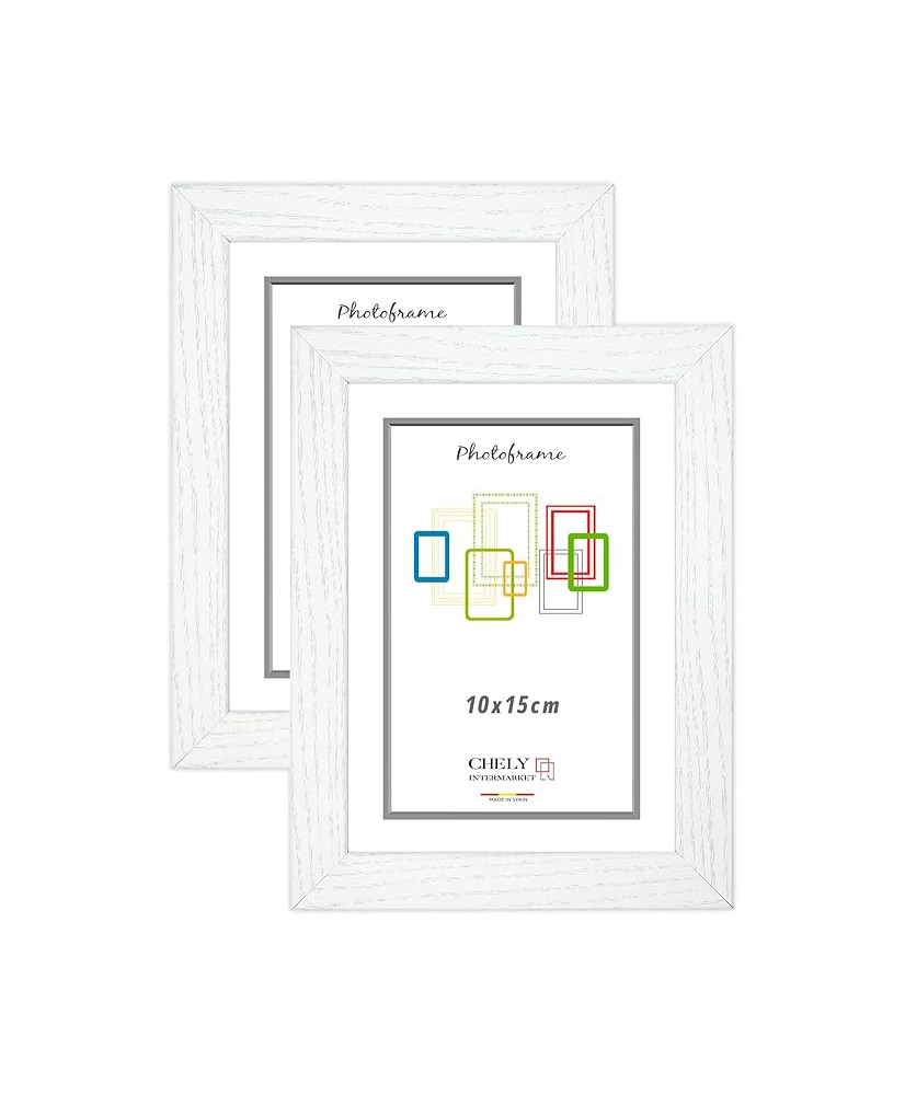 Marcos Diplomas 10x15cm (Blanco)MOD-254 ( 1 uds )