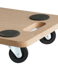 Carro, Soporte con Ruedas, Plataforma de Carga para Mover Muebles, Base rodante para Transporte, Tabla, 200 KG