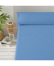 Juego De Sabanas De Cama （90x190/200）-（150x190/200 ）– Sabanas 100% Poliéster – 3 Piezas Azul