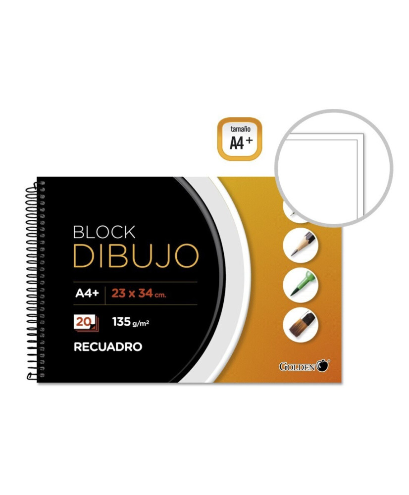 Cuaderno De Dibujo A4+