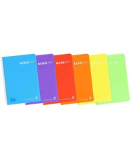 Cuaderno Espiral 4X4 mm Fº 80 Hj 90 Gr Enri Tapa Plastico  Colores Surtidos( 1 uds)