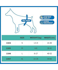 Pañal( XL ) (Pack 8 Uds)Para Perro Sanitarios Mascotas Desechables Masculino ​Entrenamiento Súper Absorbente Braguita Higiénica