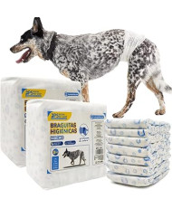 Pañal( M ) (Pack 8 Uds)Para Perro Sanitarios Mascotas Desechables Masculino ​Entrenamiento Súper Absorbente Braguita Higiénica