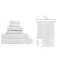 Toalla De Baño (70 X 130 Cm, 100% Algodón )500g( Pack De 4) Blanco