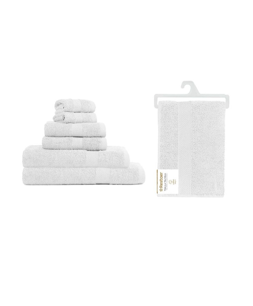 Toalla De Baño (70 X 130 Cm, 100% Algodón )500g( Pack De 4) Blanco