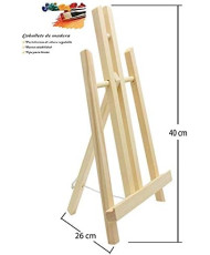 Caballete sobremesa pintura 40 cm