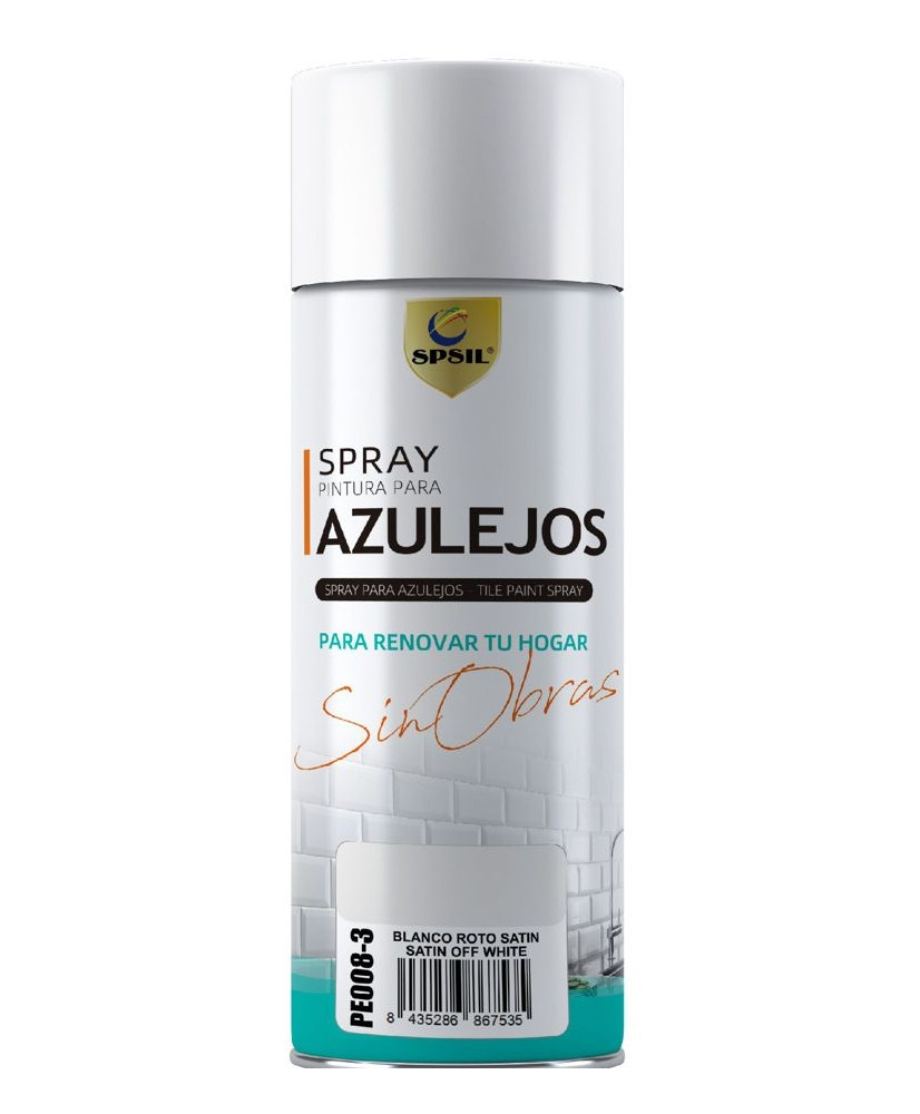 Pintura Spray Para Azulejo (color  Blanco Puro Brillo) 400ml