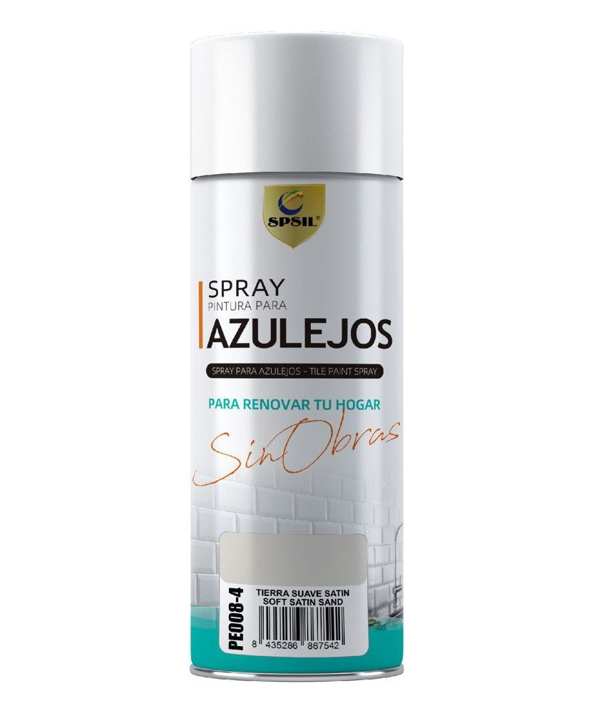 Pintura Spray Para Azulejo (Color Tierra Suave Satinado) 400ml