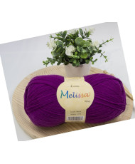 Melissa Lana Fina Hilo 100% Acrilico Ovillo de Lana (1u * 100g) Premium para DIY Tejer y Ganchillo,350m