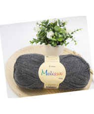 Melissa Lana Fina Hilo 100% Acrilico Ovillo de Lana (1u * 100g) Premium para DIY Tejer y Ganchillo,350m