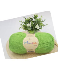 Melissa Lana Fina Hilo 100% Acrilico Ovillo de Lana (1u * 100g) Premium para DIY Tejer y Ganchillo,350m