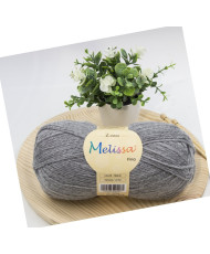 Melissa Lana Fina Hilo 100% Acrilico Ovillo de Lana (1u * 100g) Premium para DIY Tejer y Ganchillo,350m